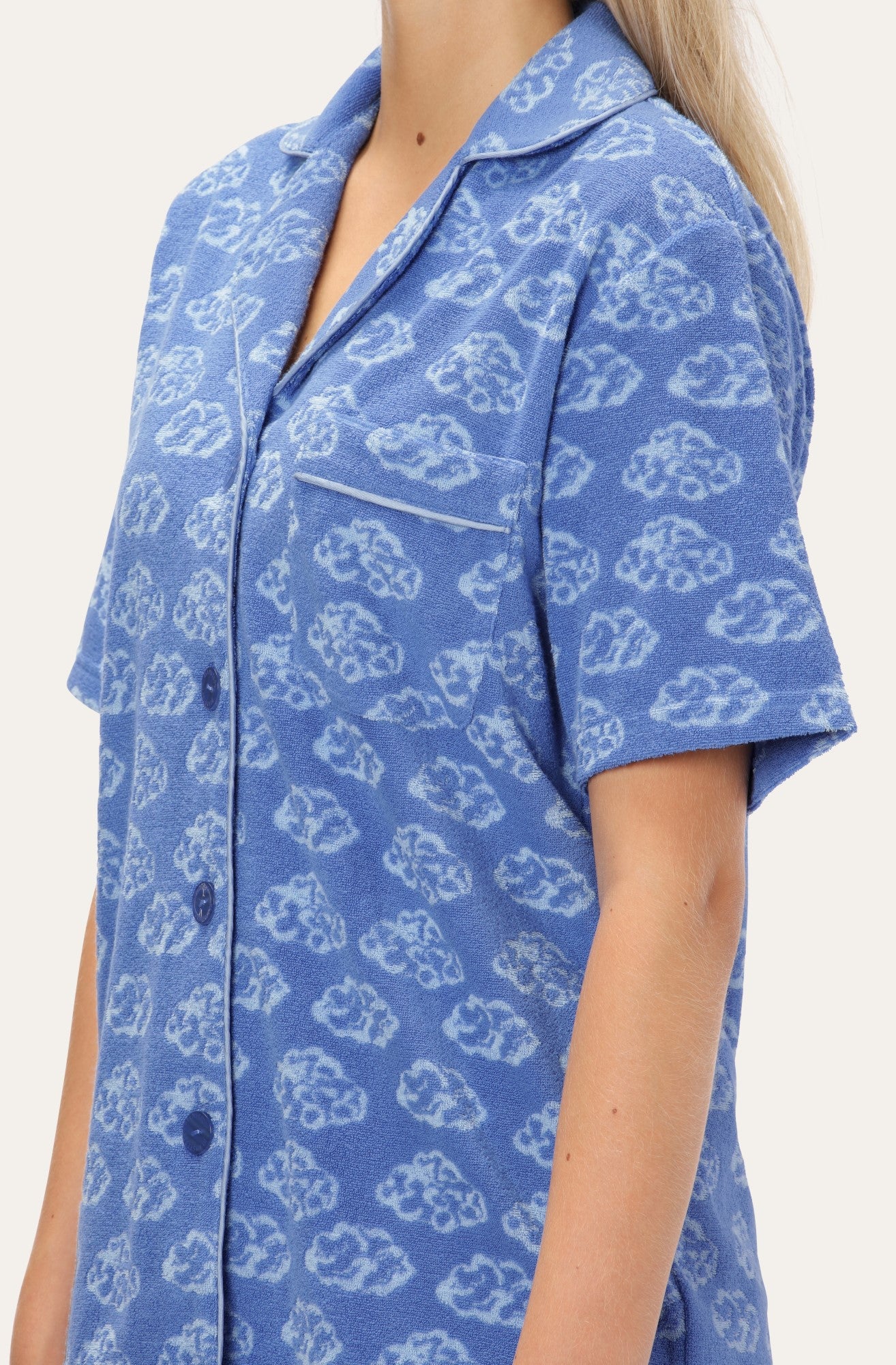 Helmstedt FLORA SHIRT - Blue Clouds Blouses Blue Clouds