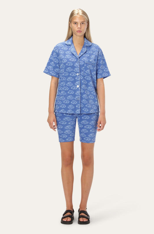 Helmstedt FLORA SHIRT - Blue Clouds Blouses Blue Clouds