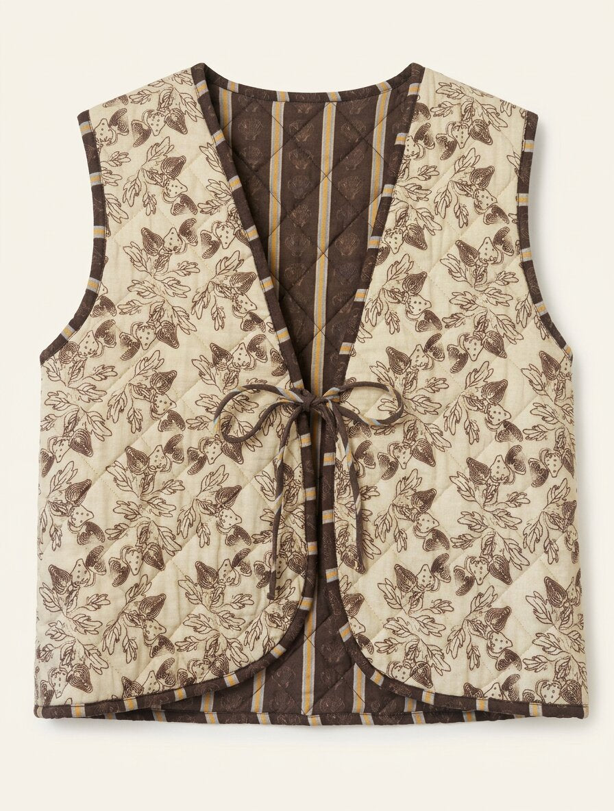 Helmstedt FRIDA REVERSIBLE VEST Vest Multi Print - Patchwork of Dreams