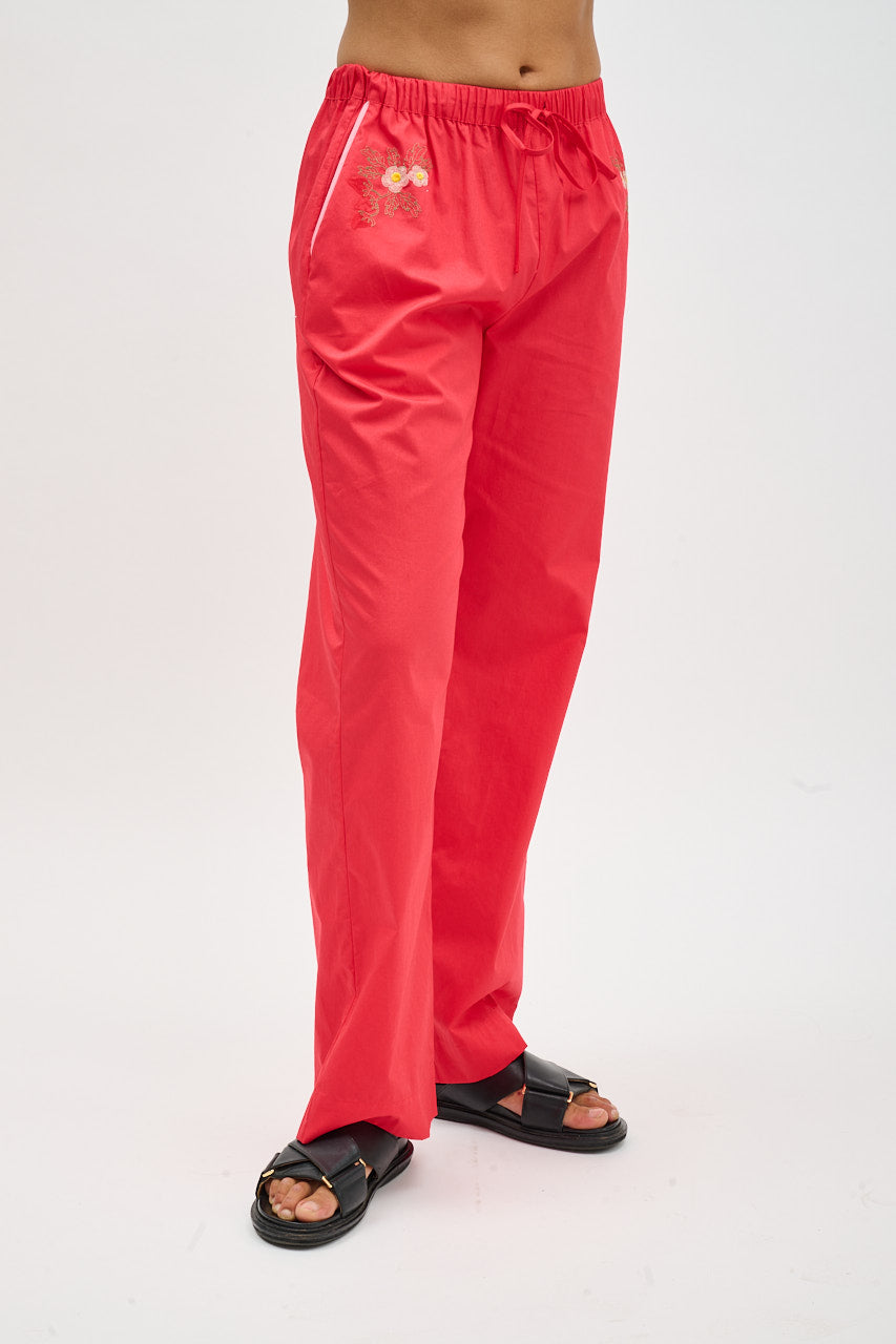 Helmstedt Fiona Pants Trousers Red Strawberry