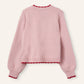 Helmstedt Freja Knit Sweater  Rose Strawberry