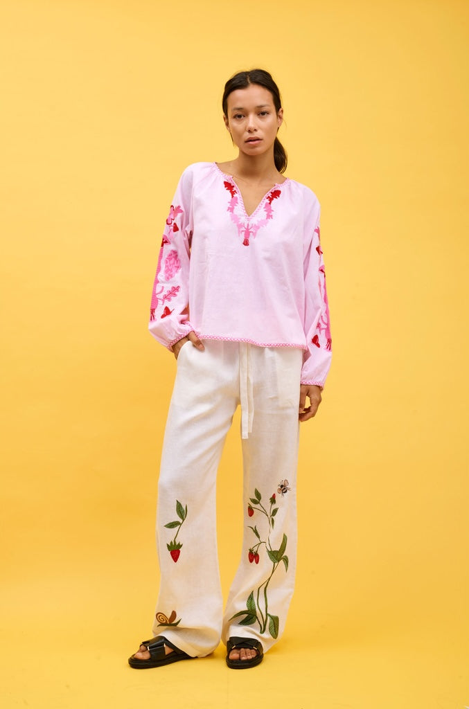 Helmstedt Helene Blouse Blouses Pink