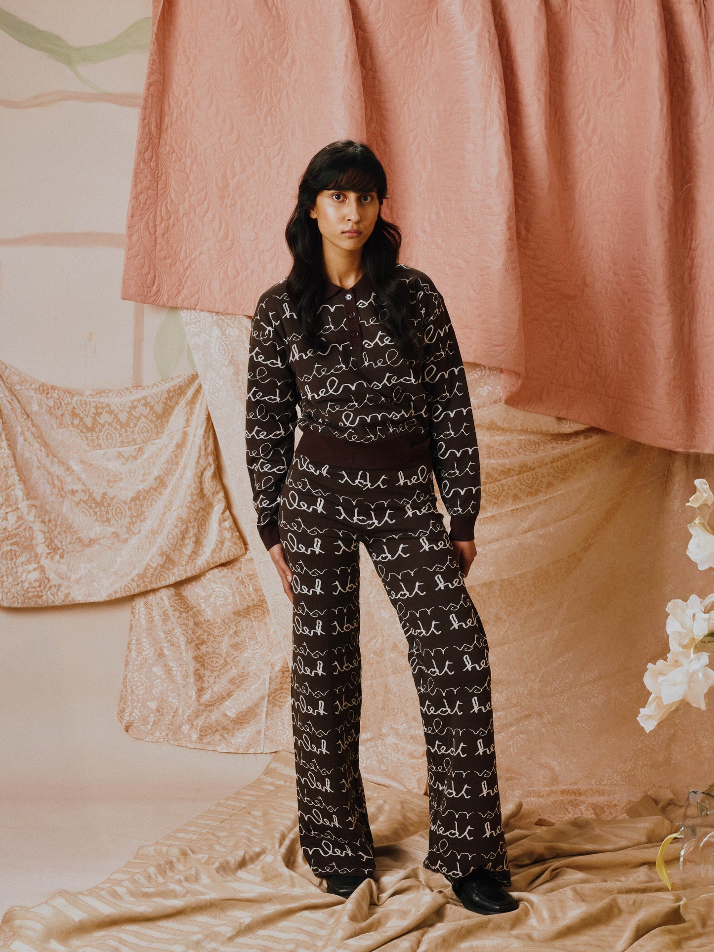 Helmstedt HELMSTEDT LOGO SWEATSHIRT  Chocolate Torte