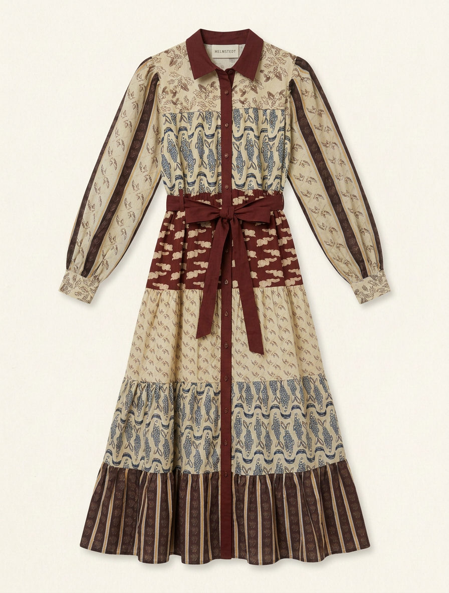 Helmstedt IBEN DRESS Dresses Multi Print - Patchwork of Dreams
