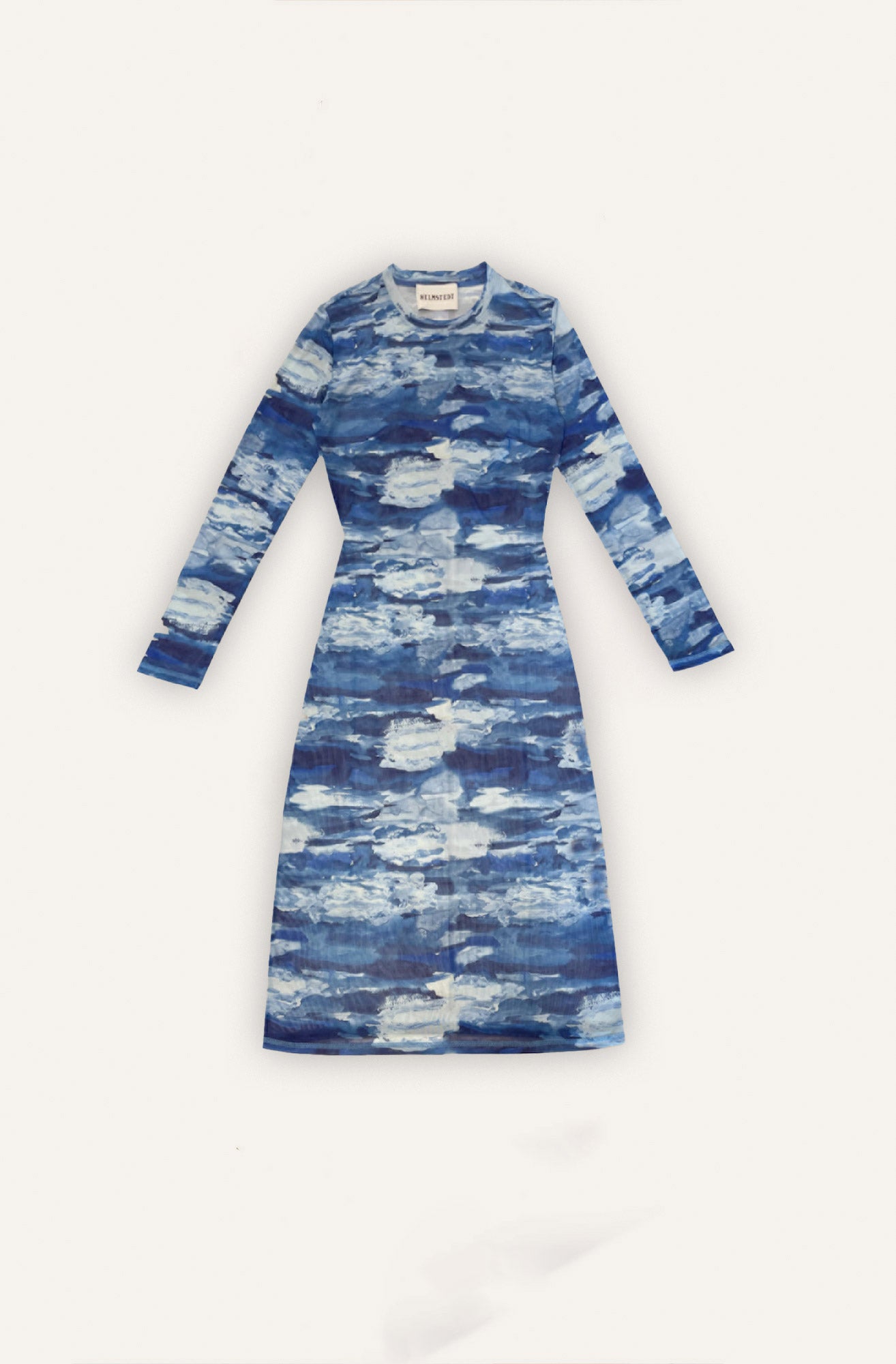 Helmstedt JULIA MESH DRESS - Winter Clouds Jersey Winter Clouds