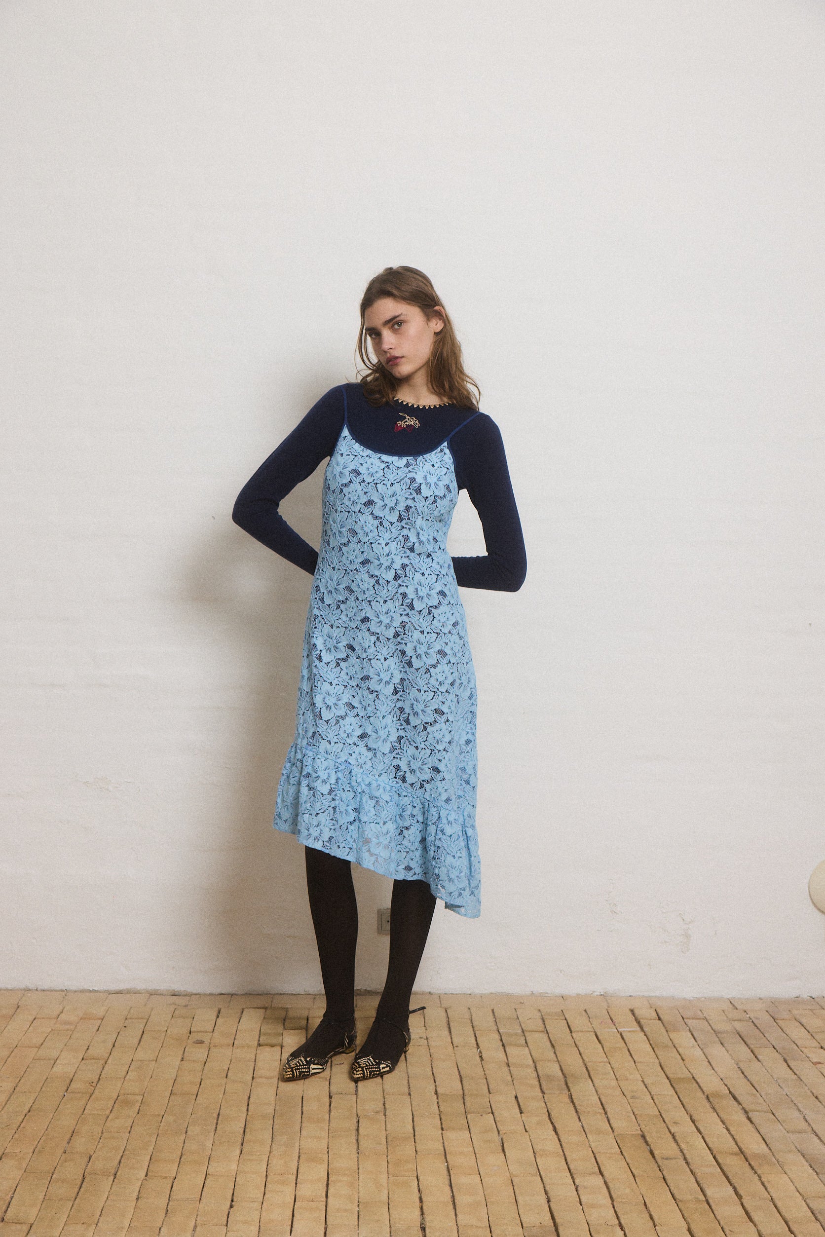 Helmstedt KAISA DRESS Dresses Dusty Blue