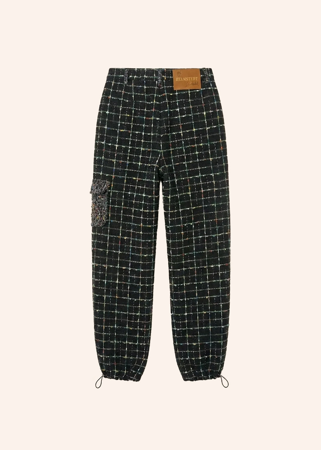 Helmstedt KARLA PANTS Trousers Black Bouclé