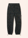 Helmstedt KARLA PANTS Trousers Black Bouclé