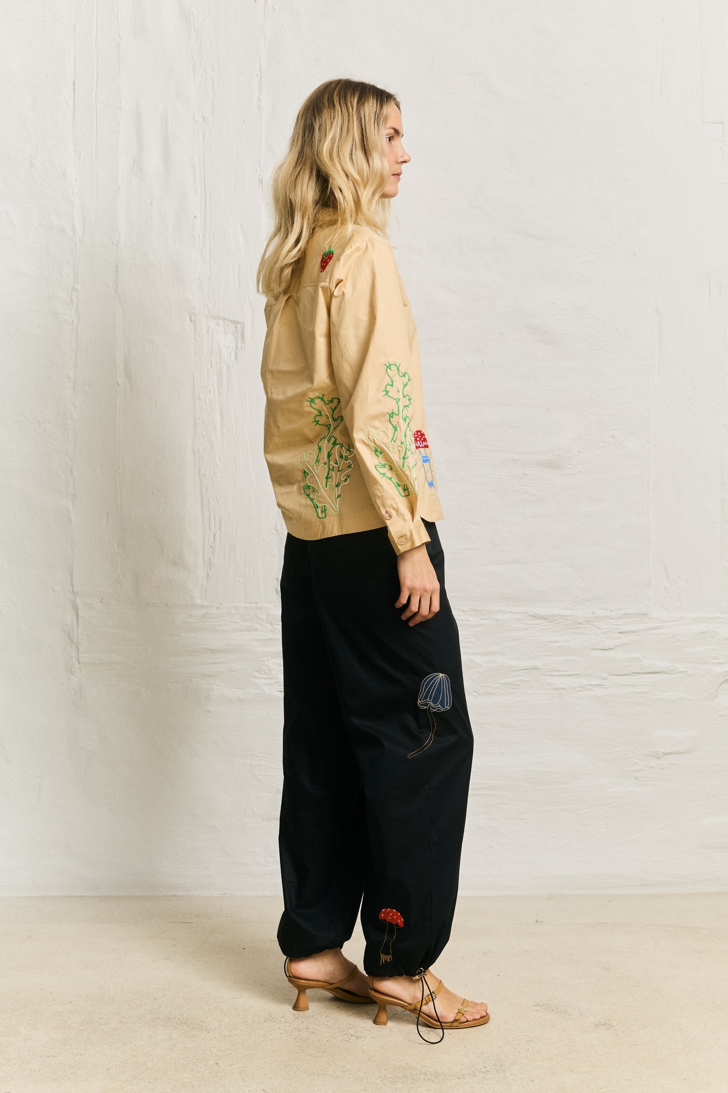 Helmstedt KARLA PANTS - Black Trousers Black