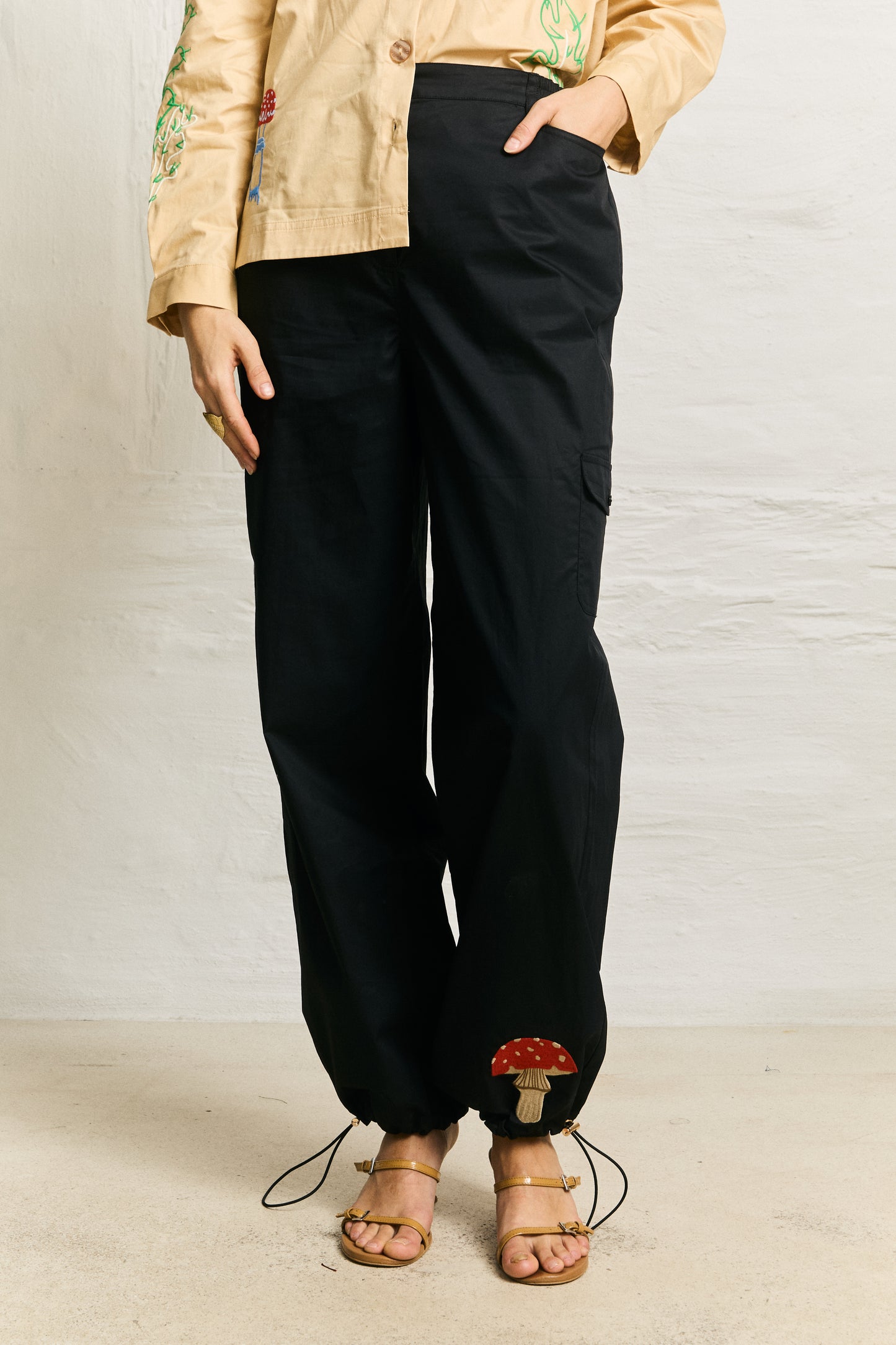 Helmstedt KARLA PANTS - Black Trousers Black