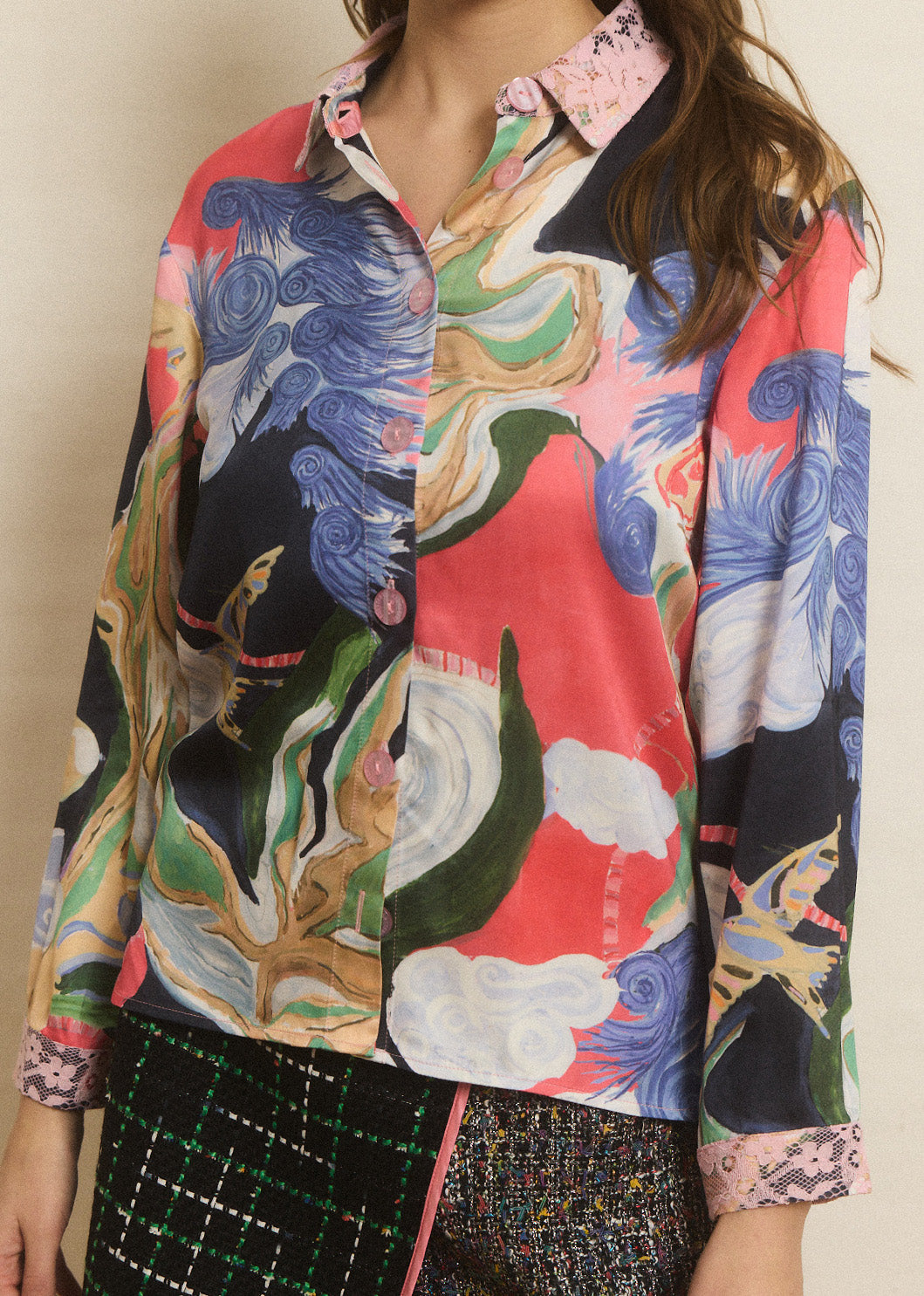 Helmstedt KARLA SHIRT Shirts Serenity Print