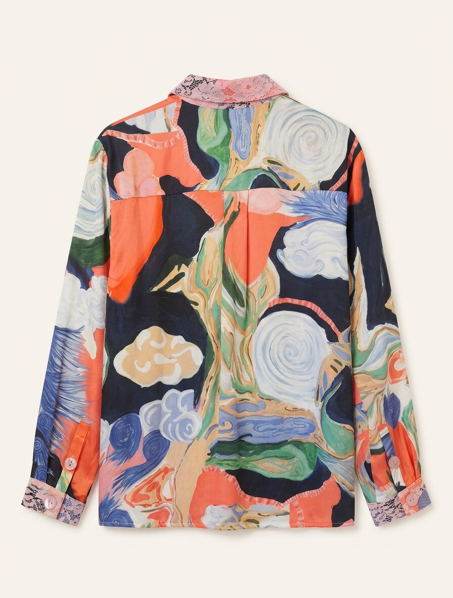 Helmstedt KARLA SHIRT Shirts Serenity Print