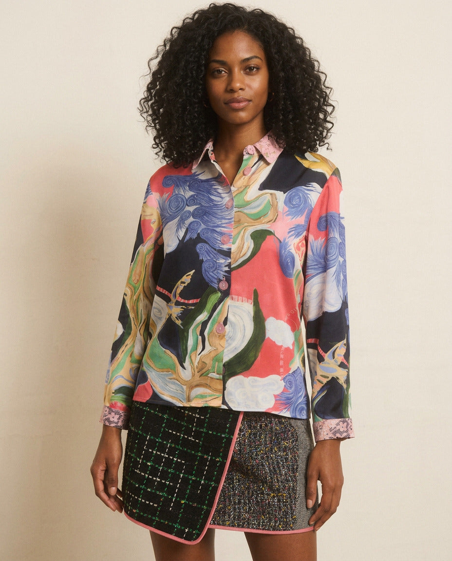 Helmstedt KARLA SHIRT Shirts Serenity Print