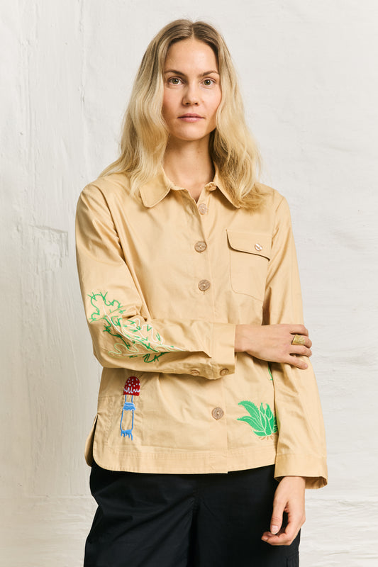 Helmstedt KARLA SHIRT - Brown Blouses Brown