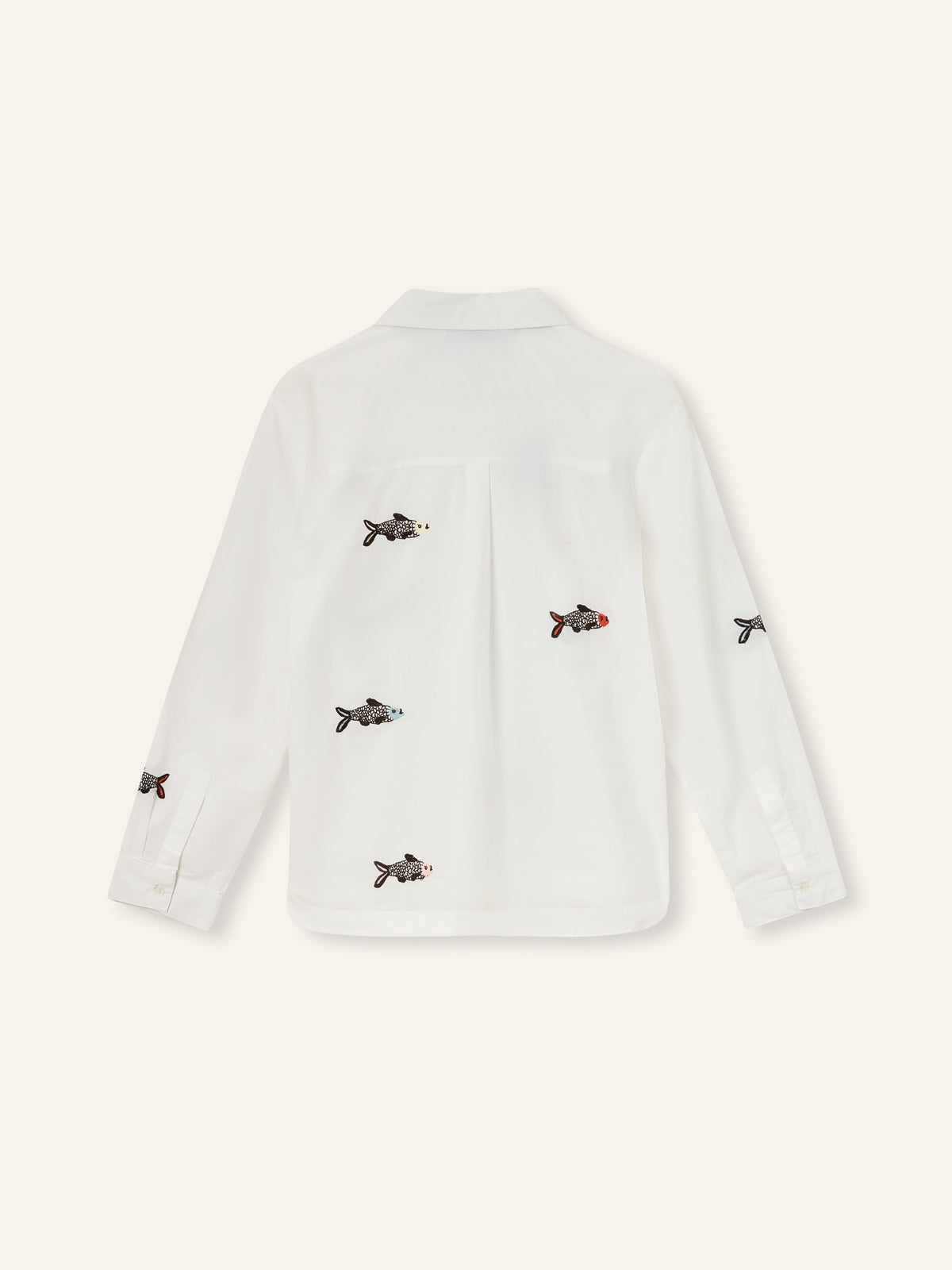 Helmstedt Karla Shirt Shirts Fish Embroidery