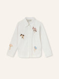 Helmstedt Karla Shirt Shirts Mushroom Embroidery
