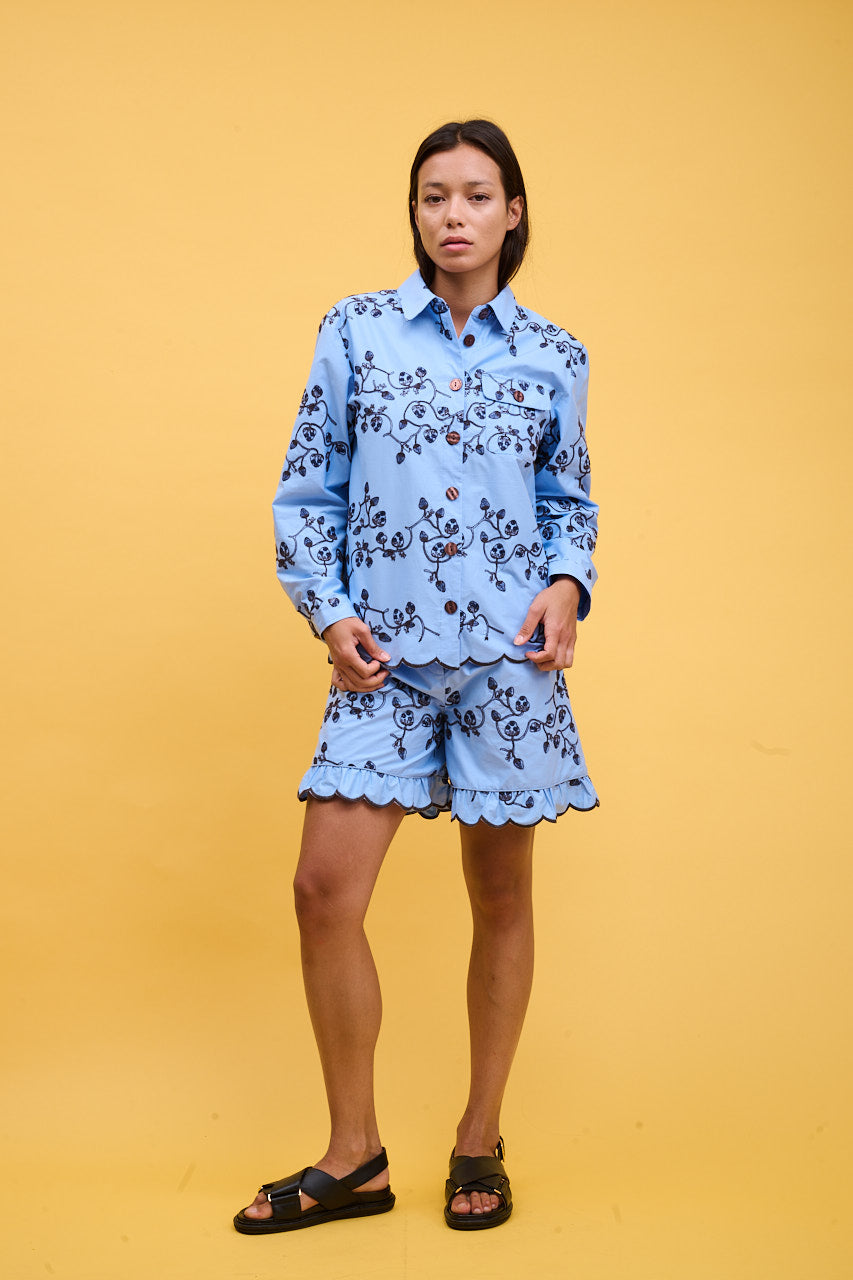 Helmstedt Karla Shirt Shirts Blue