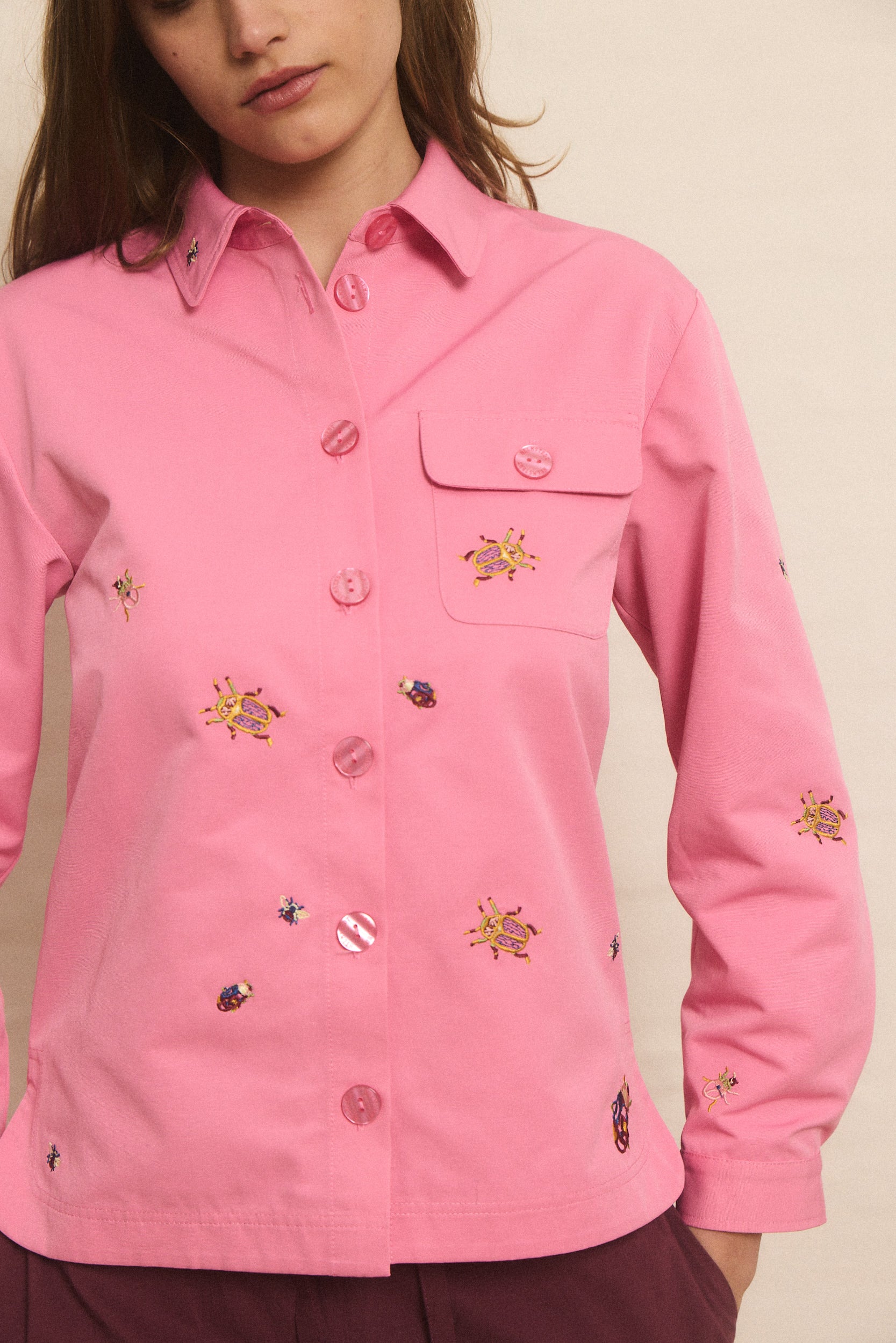 Helmstedt Karla Shirt Shirts Pink Plume