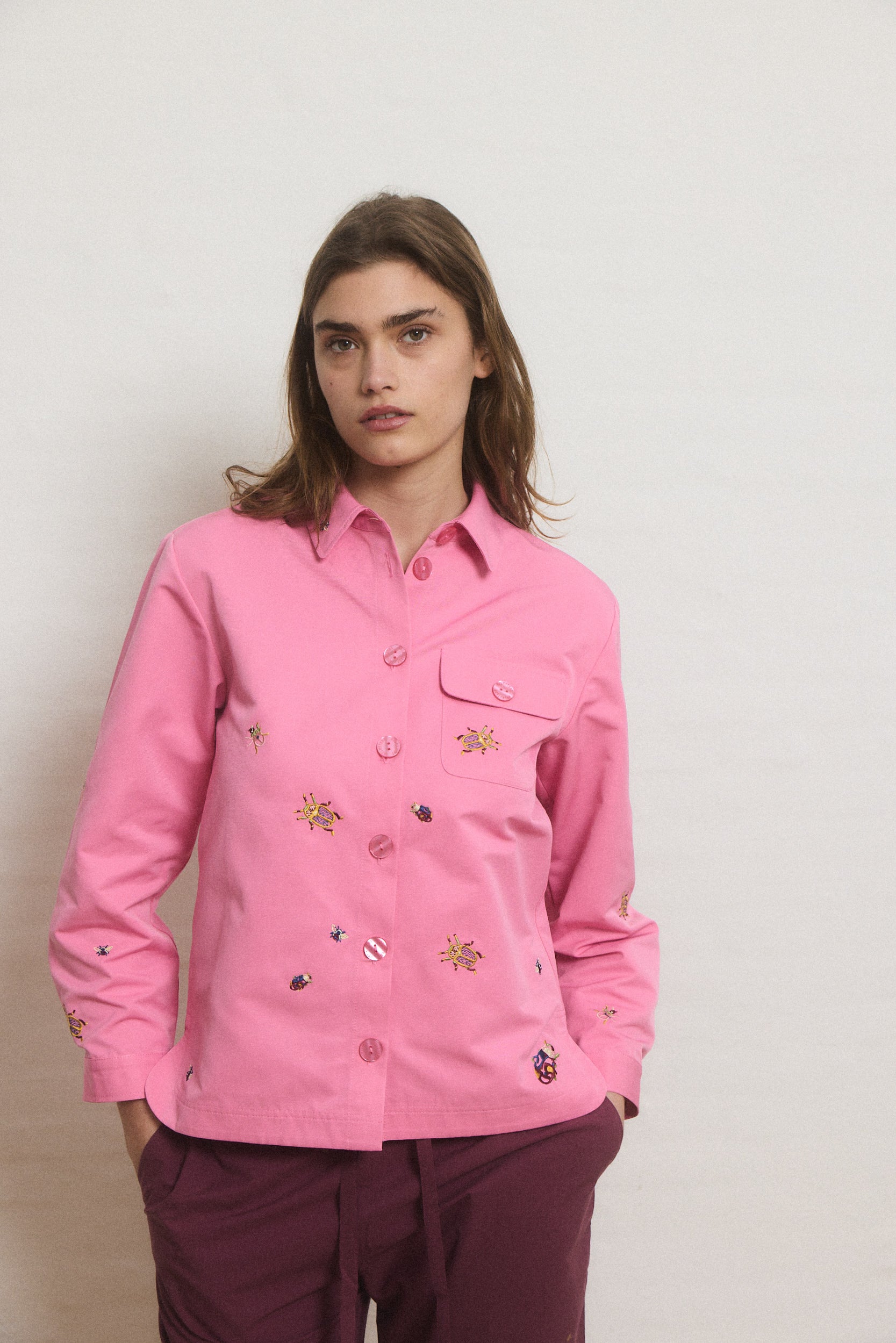Helmstedt Karla Shirt Shirts Pink Plume