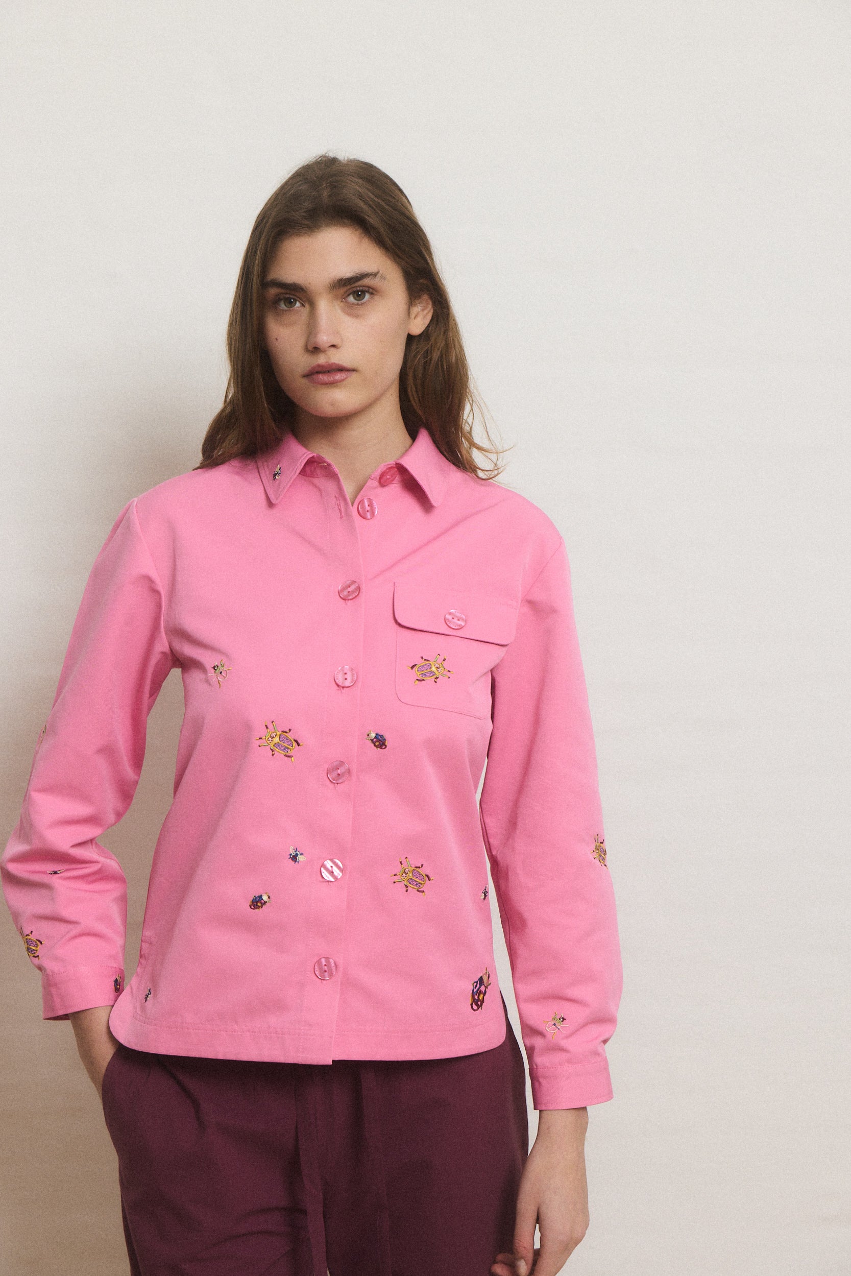 Helmstedt Karla Shirt Shirts Pink Plume