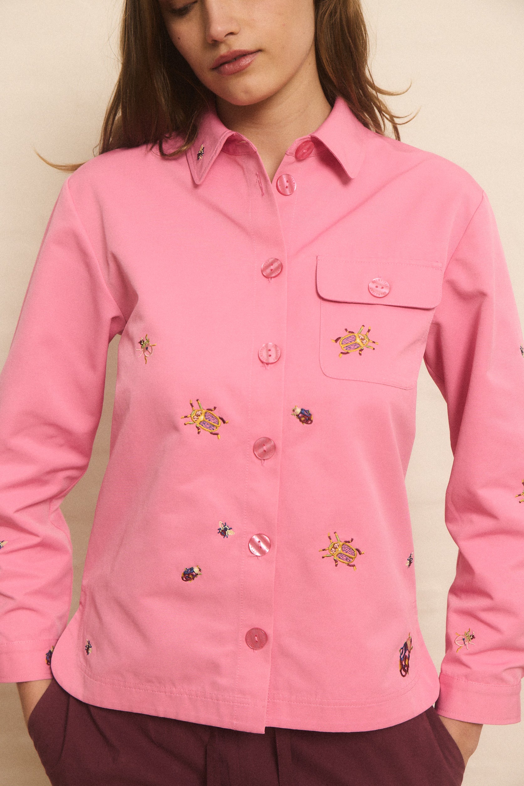 Helmstedt Karla Shirt Shirts Pink Plume