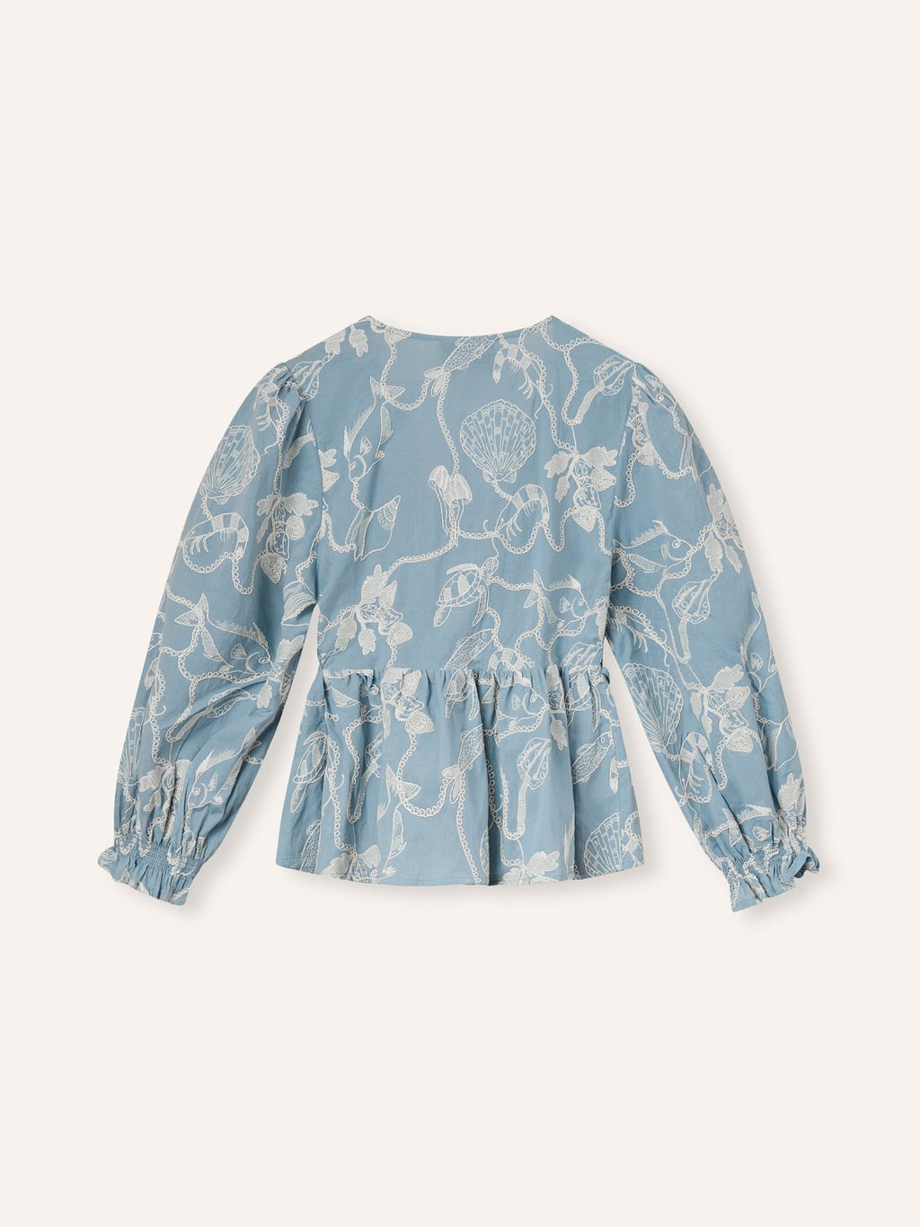 Helmstedt Klara Blouse Blouses Dusty Blue