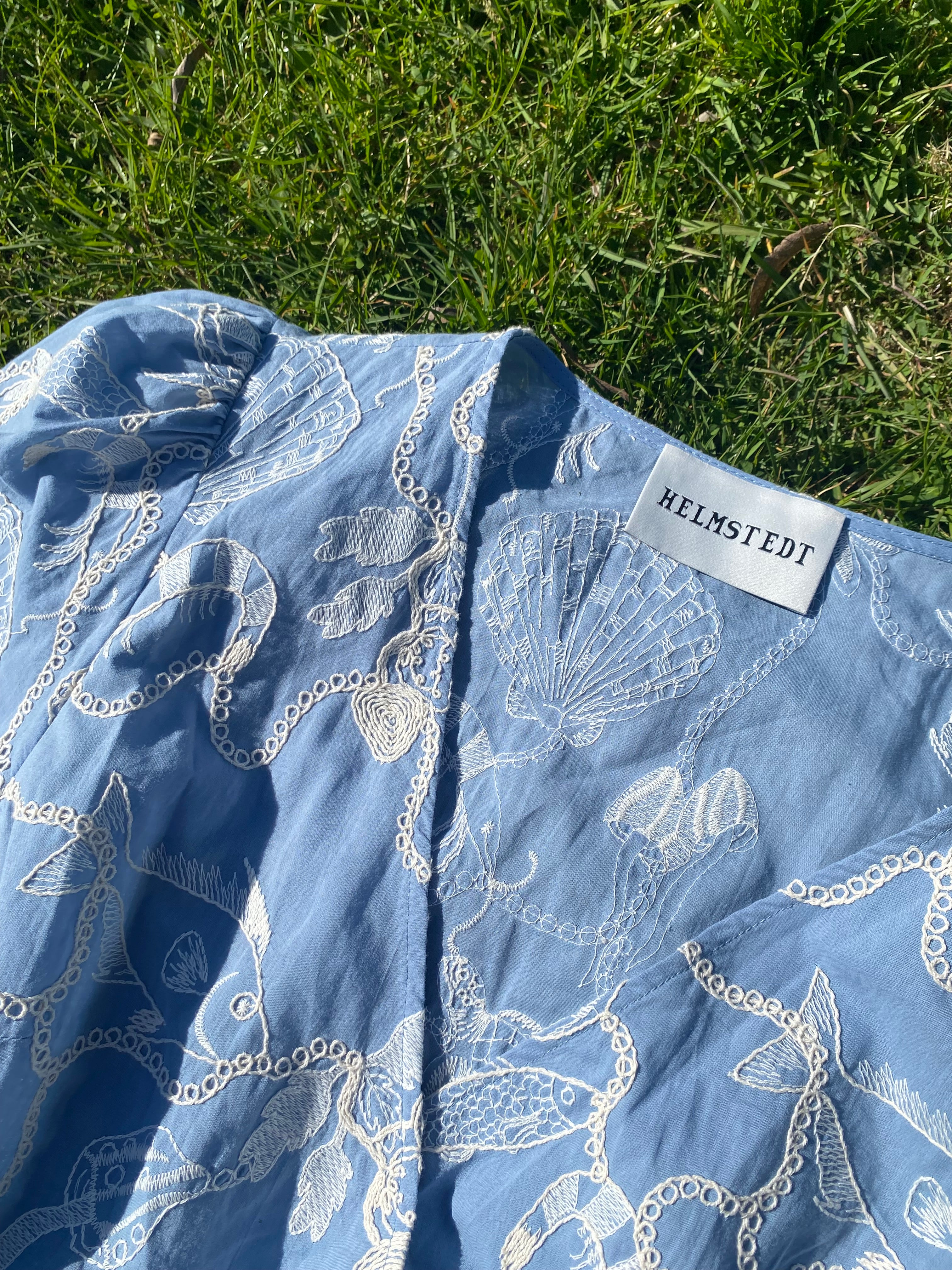 Helmstedt Klara Blouse Blouses Dusty Blue