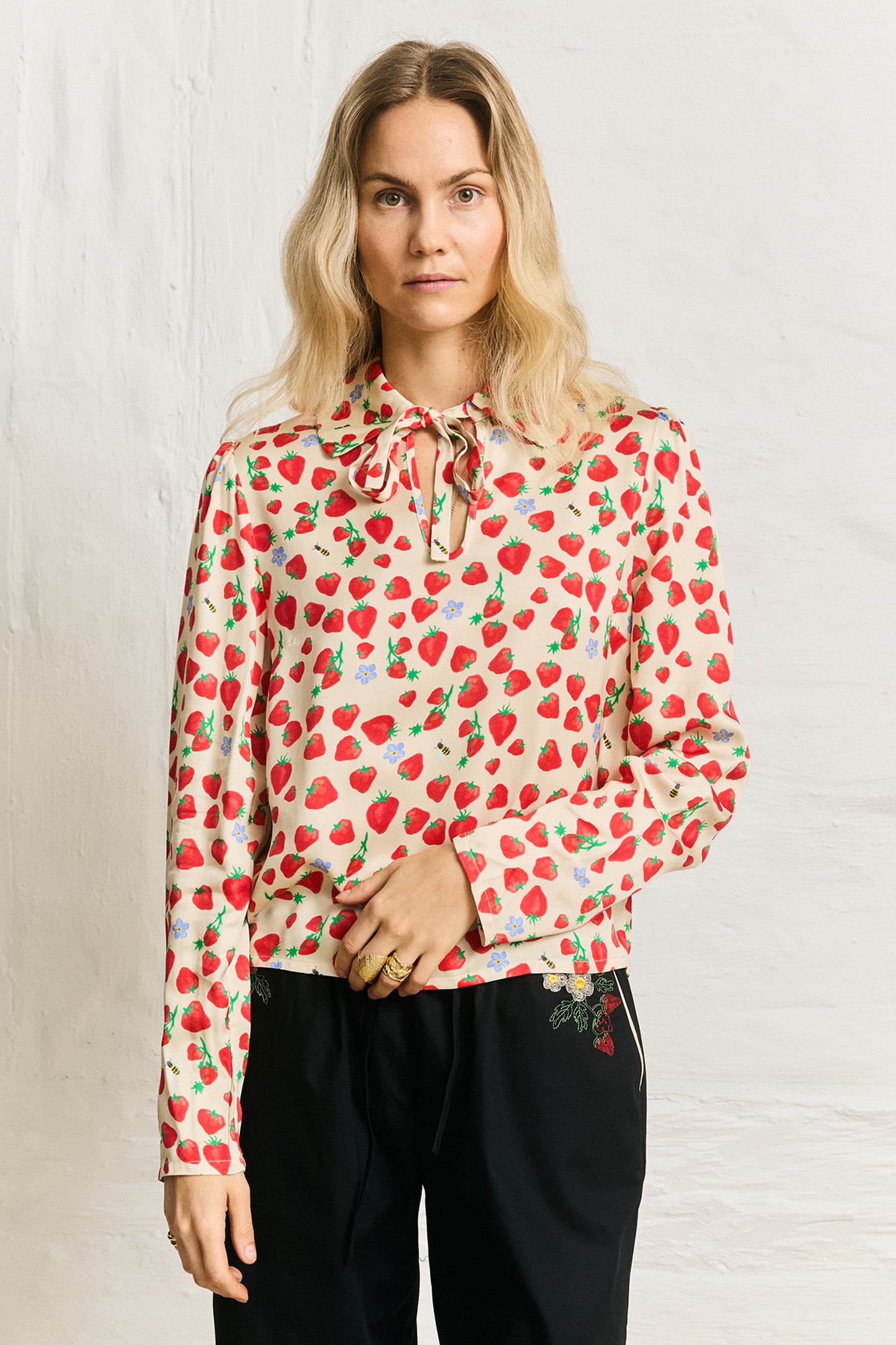 Helmstedt LAURA BLOUSE Blouses Strawberry