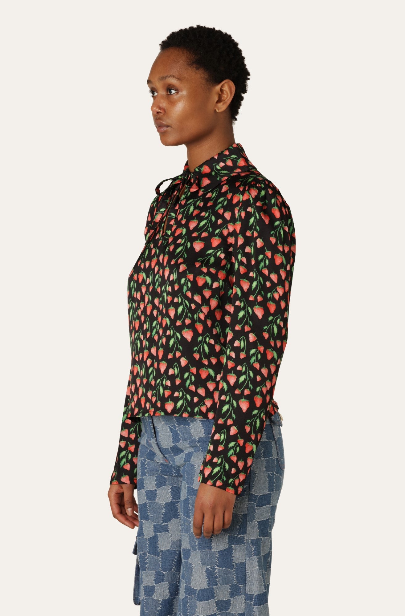 Helmstedt LAURA BLOUSE - Strawberry field Blouses Space Strawberry