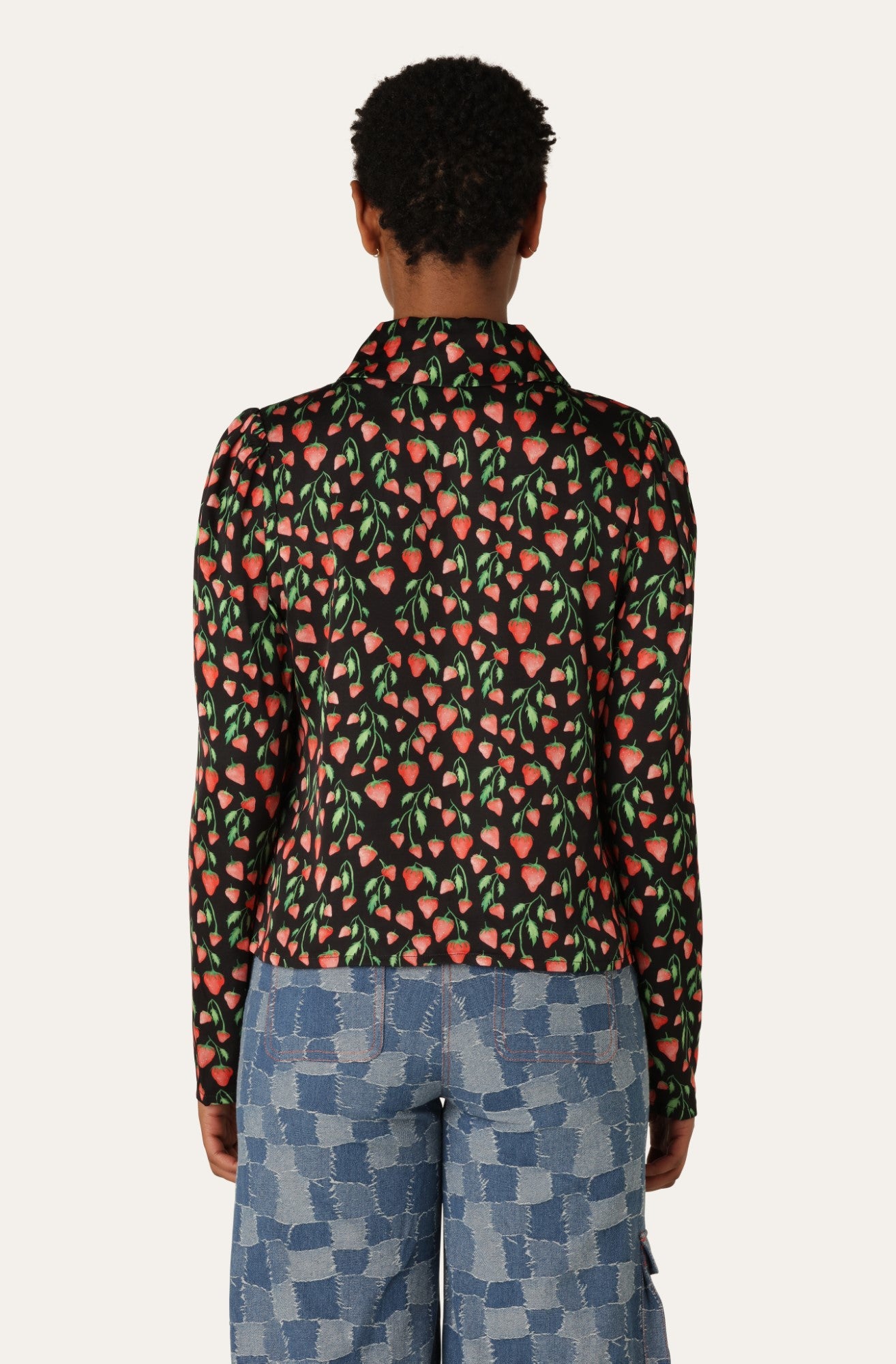 Helmstedt LAURA BLOUSE - Strawberry field Blouses Space Strawberry