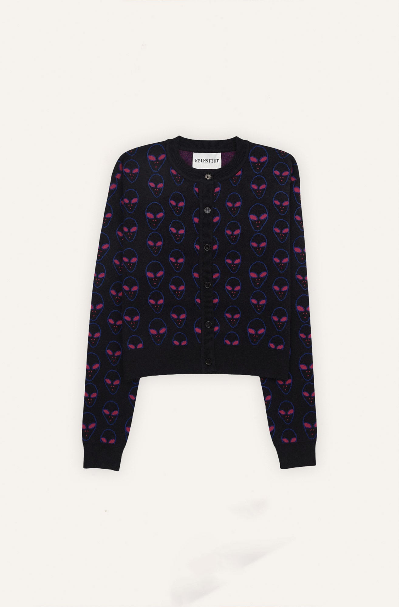 Helmstedt LILLY CARDIGAN - Dark Blue Alien Knitwear Alien