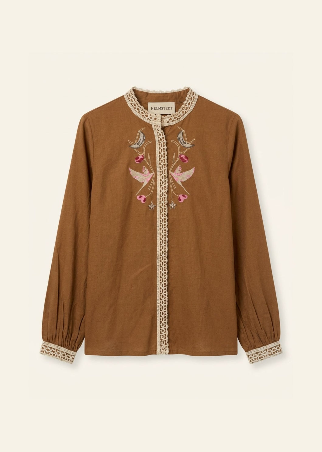 Helmstedt LINEA BLOUSE Blouses Honey Brown