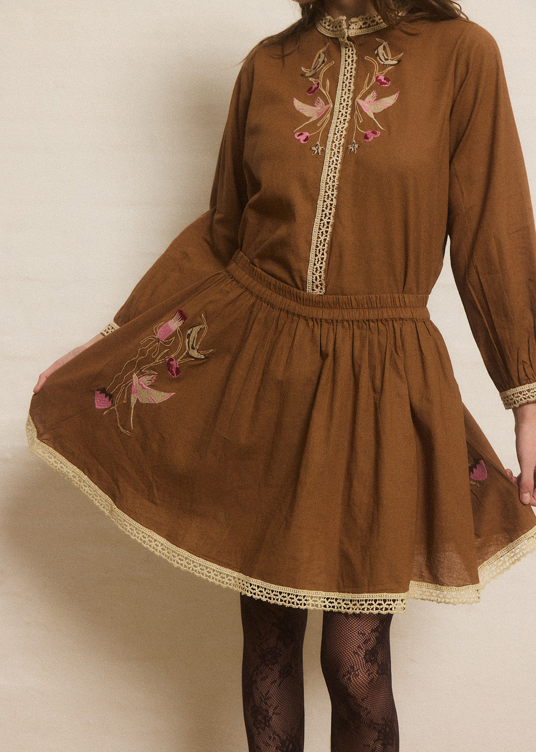 Helmstedt LINEA BLOUSE Blouses Honey Brown