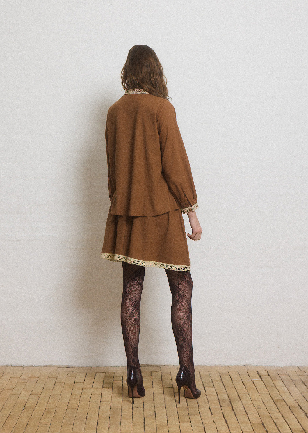 Helmstedt LINEA BLOUSE Blouses Honey Brown