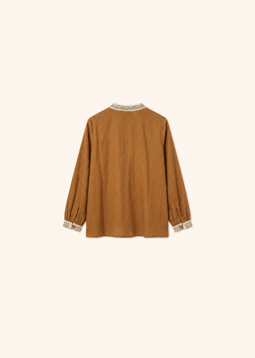 Helmstedt LINEA BLOUSE Blouses Honey Brown