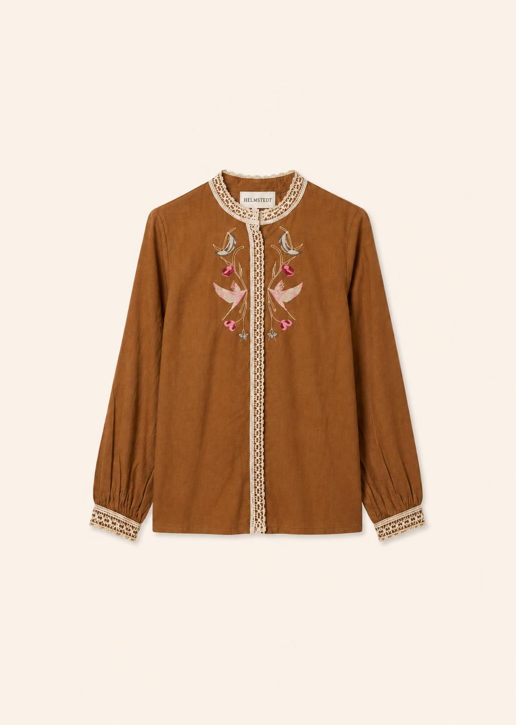 Helmstedt LINEA BLOUSE Blouses Honey Brown