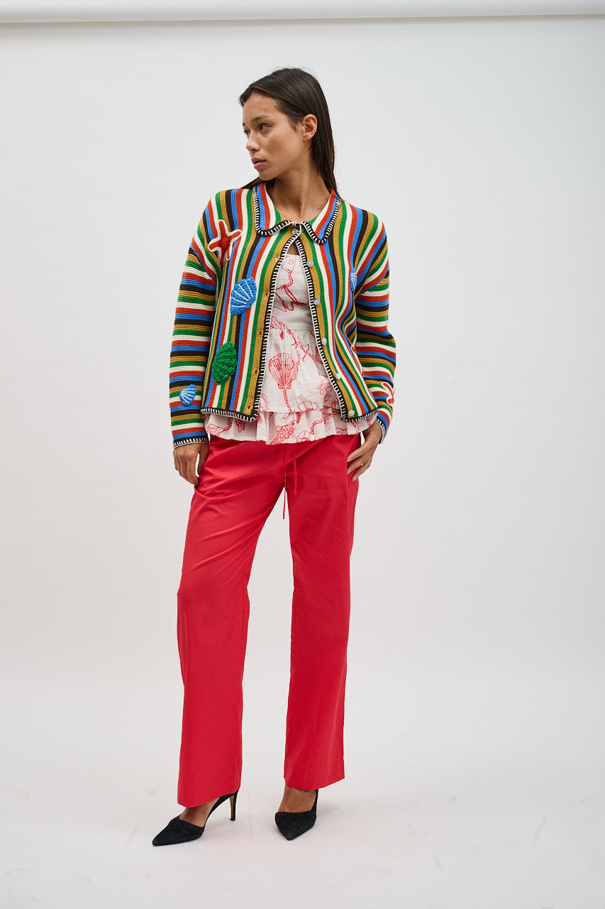 Helmstedt Lara Cardigan Knitwear Sea Stripes