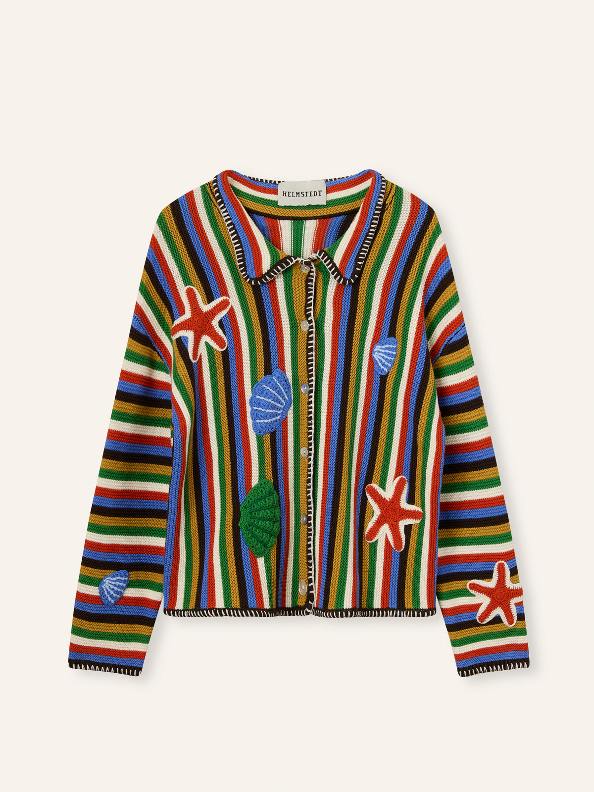 Helmstedt Lara Cardigan Knitwear Sea Stripes