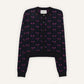 LILLY CARDIGAN - Dark Blue Alien