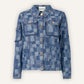 LUCCA DENIM JACKET - Blue Denim Patch