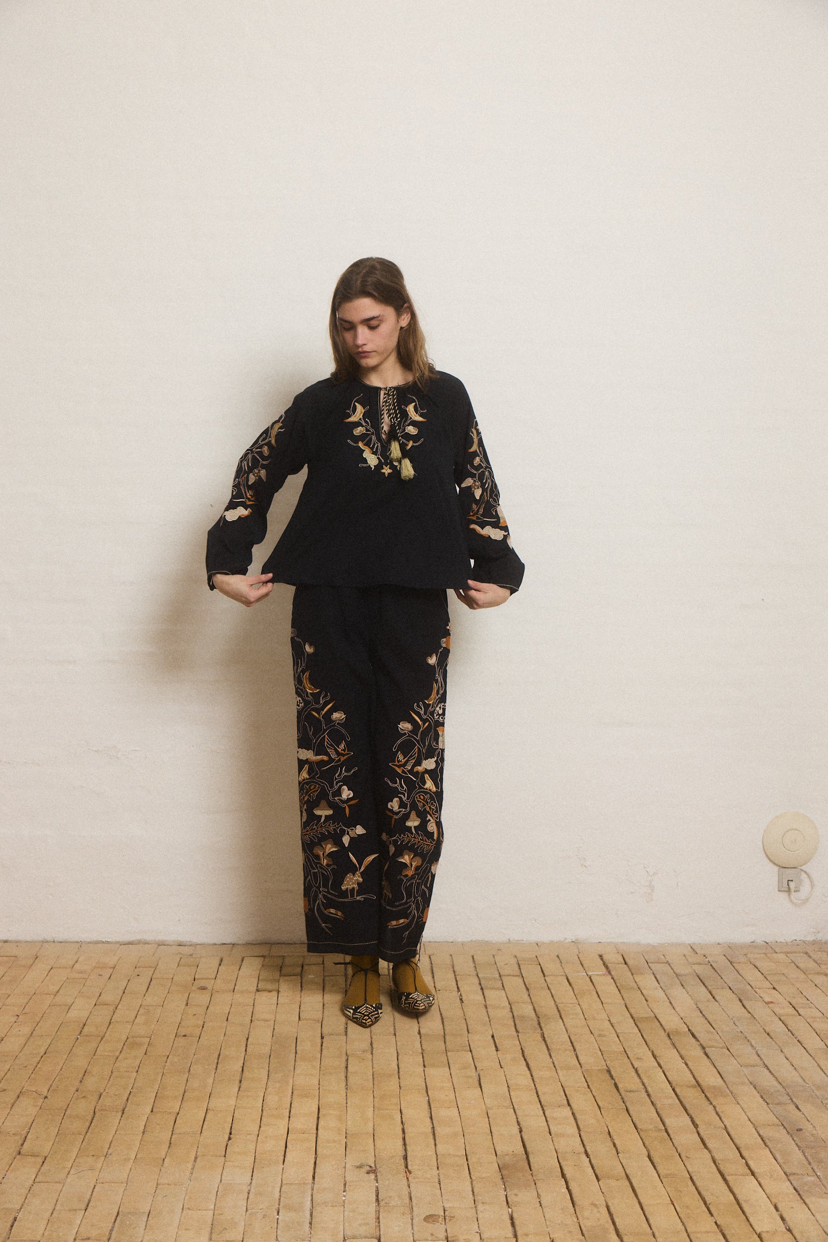 Helmstedt MAYA PANTS Trousers Black Beauty