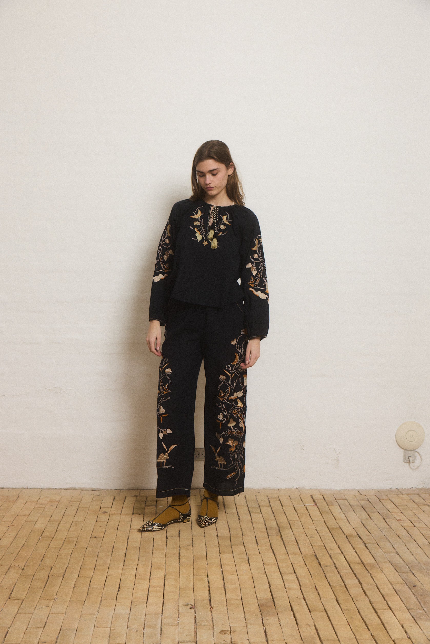 Helmstedt MAYA PANTS Trousers Black Beauty
