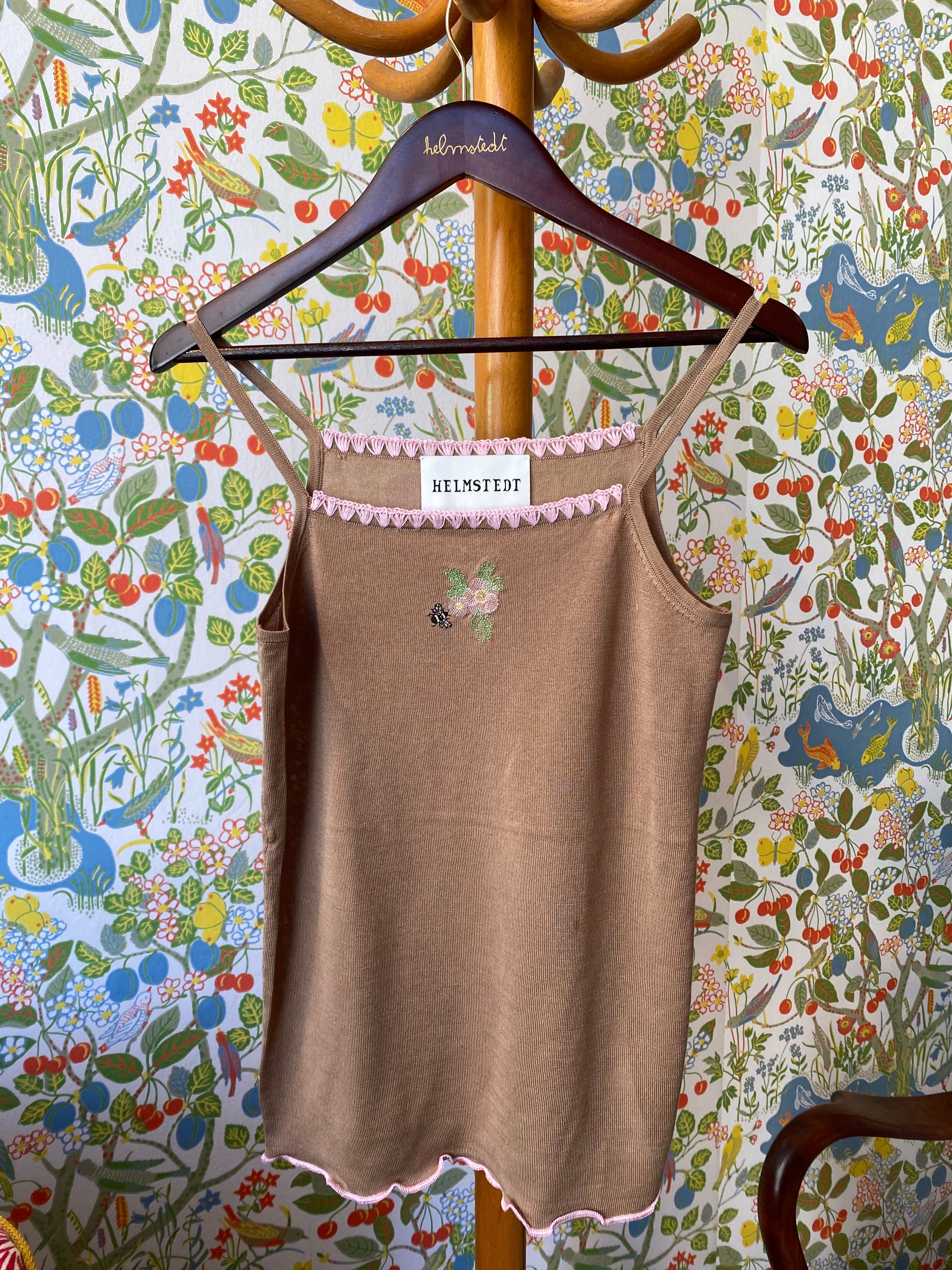 Helmstedt MIA STRAP TOP Tops Nougat Creme