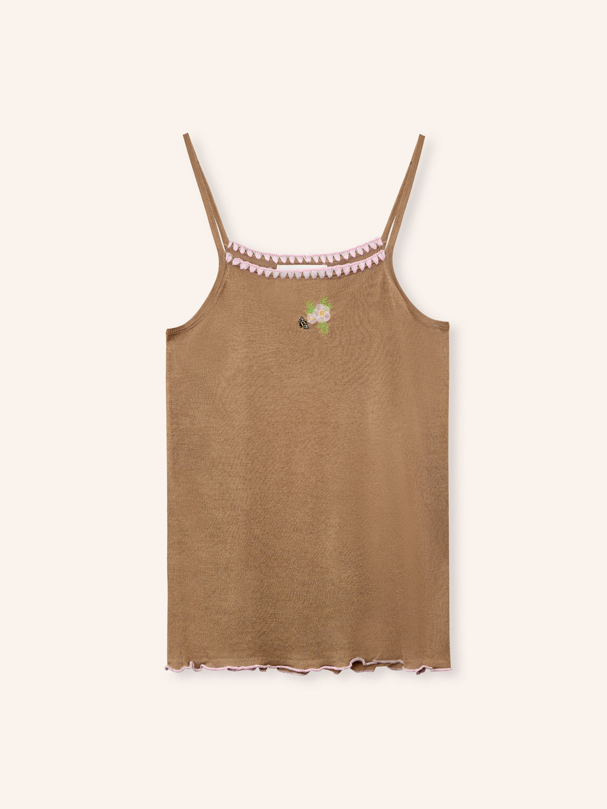 Helmstedt MIA STRAP TOP Tops Nougat Creme