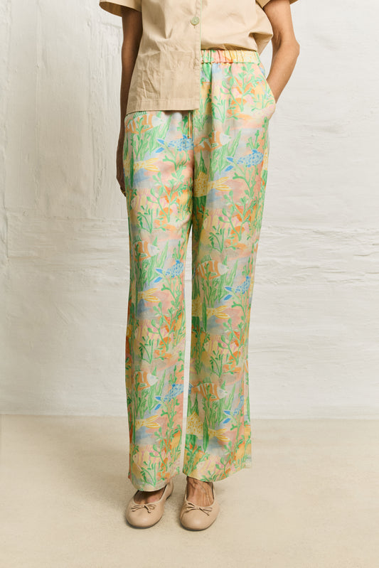 Helmstedt MINA PANTS Trousers Under the Sea