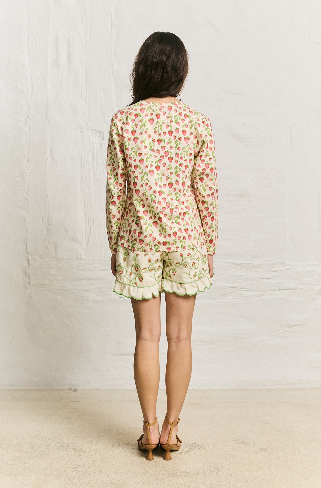 Helmstedt MOLLY LONGSLEEVE T-SHIRT Jersey Strawberry Field