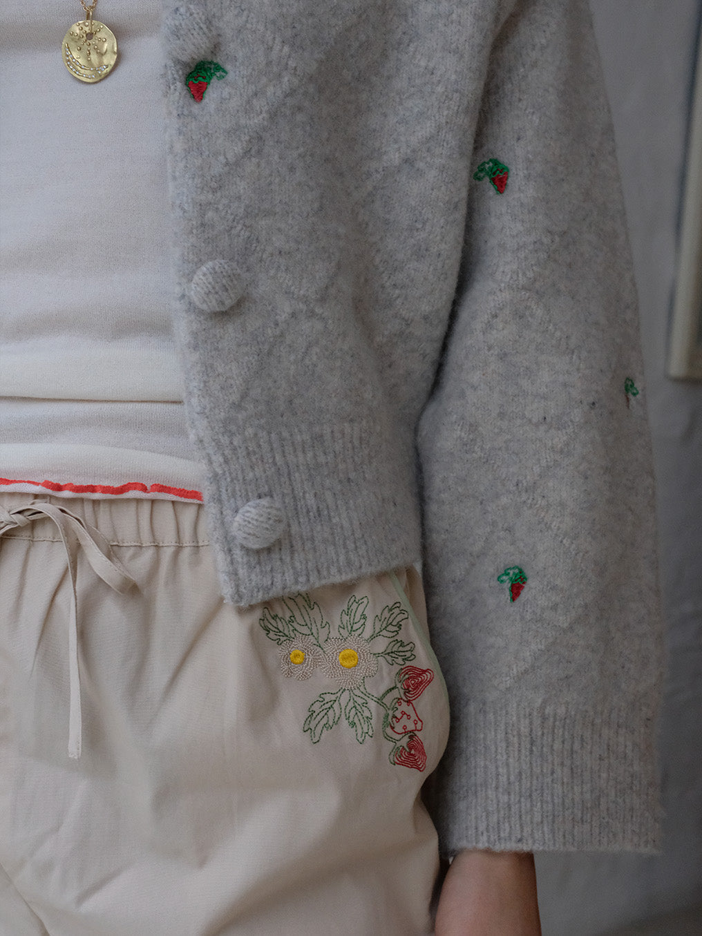 Helmstedt MAJA CARDIGAN Knitwear Winter White