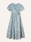 Helmstedt Mathilde Dress Dresses Dusty Blue