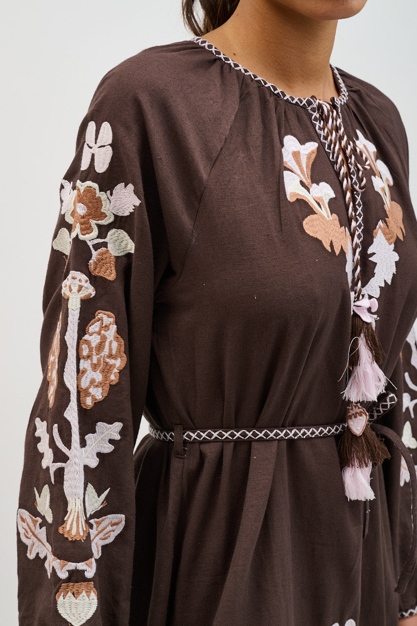 Helmstedt Monica Dress Dresses Brown