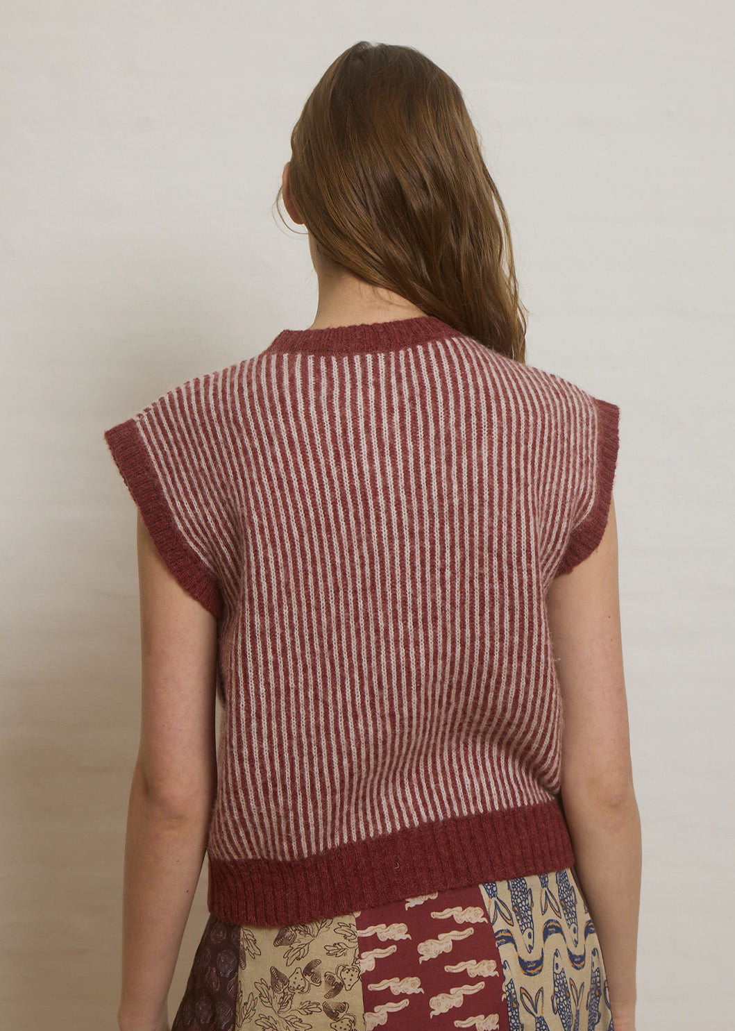 Helmstedt NAYA VEST Knitwear Striped Knit